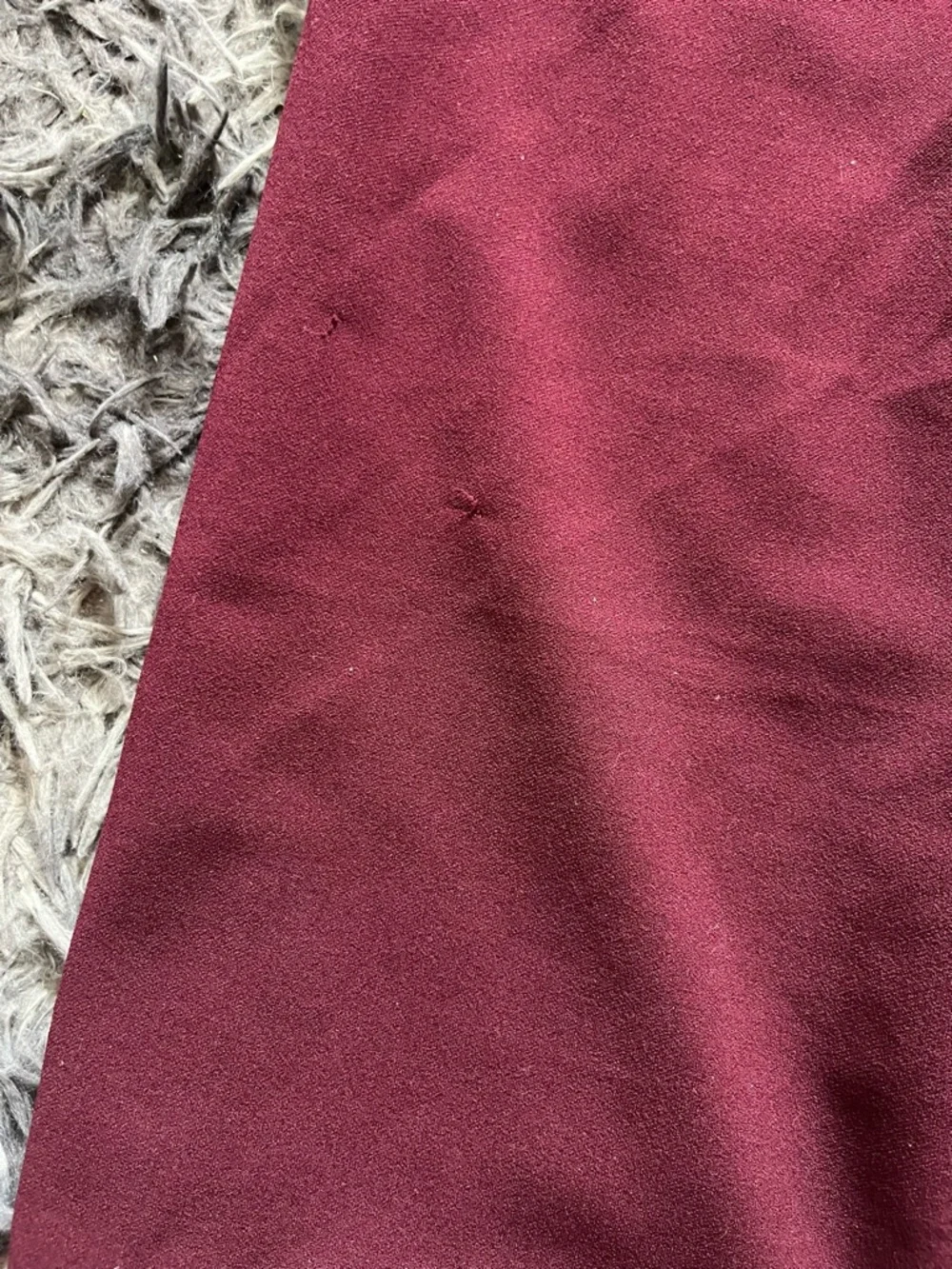 Fashion Nova One Love One-Shoulder, Wide-Leg Flattering Fit Burgundy Size M - Picture 12 of 13